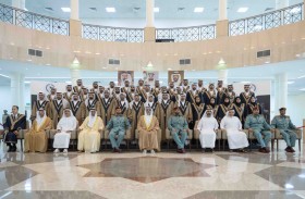 ولي عهد الشارقة يشهد حفل تخريج الفوج الأول من طلبة الدكتوراه والخامس من طلبة الماجستير بأكاديمية العلوم الشرطية