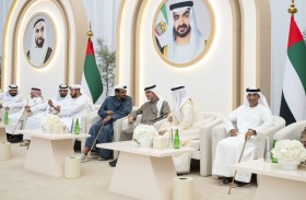 هزاع بن زايد يحضر حفل استقبال بمناسبة زفاف محمد صالح محمد بن مجرن العامري