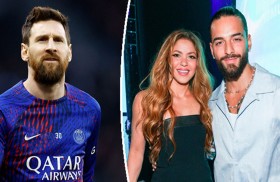 شاكيرا نجمة حفل استقبال ميسي 