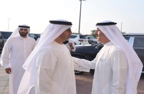 حاكم أم القيوين يتقبل تعازي حامد بن زايد في وفاة عبدالله بن أحمد المعلا