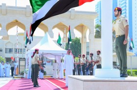 عمار النعيمي يشهد مراسم رفع العلم في عجمان