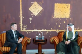 سعود بن صقر يستقبل سفير الاتحاد السويسري لدى الدولة