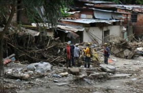  36 قتيلاً في الانهيارات الأرضية بفنزويلا 