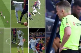 رغم الانتصار.. برشلونة يتوعد حكم «الكلاسيكو»