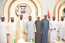 سيف بن زايد يحضر أفراح العامري والمزروعي