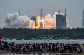 الصاروخ الصيني يتفكك فوق المحيط الهندي