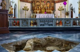 هيكل عظمي لبطل «الفرسان الثلاثة» تحت كنيسة هولندية