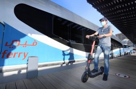طرق دبي تطلق مبادرة تتيح لركاب الفيري اصطحاب وسائل التنقل المرن على متنه