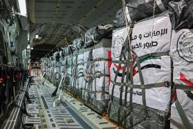 «طيور الخير» تنجز 20 إسقاطاً جوياً على شمال غزة 