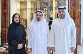 حميد النعيمي يستقبل الفائزين في انتخابات «الوطني الاتحادي» بعجمان