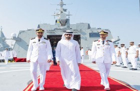 حمدان بن محمد يدشّن زورق كورفيت الإمارات P111