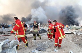 انفجاران يهزان بيروت ويخلفان مئات القتلى والجرحى
