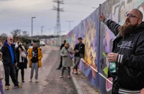 بطول 450 متراً.. معرض لفن الشارع في برلين 