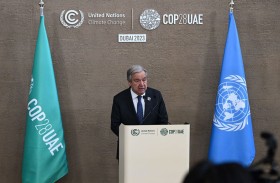 غوتيريش: علينا المضي قدما في التفاوض والارتقاء لمستوى التحدي الذي حددته رئاسة COP28 