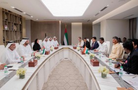 عبدالله بن طوق ورئيس وزراء أندرا براديش الهندية يبحثان تعزيز الشراكات في الاقتصاد الجديد والسياحة والأمن الغذائي