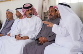 عمار بن حميد يقدّم واجب العزاء في وفاة نجمة سالم عبدالله