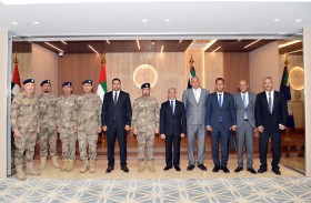 قائد عام شرطة أبوظبي يلتقي مدير عام الأمن الوطني الموريتاني