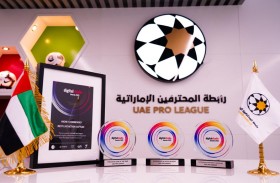 أربع جوائز في مجال البث والإنتاج التلفزيوني تدخل خزينة رابطة المحترفين الإماراتية