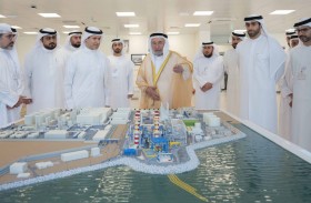 حاكم الشارقة يفتتح التوسعة الجديدة لمحطة اللية لتوليد الكهرباء