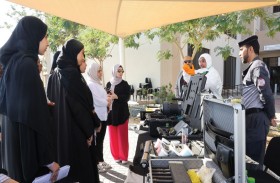 شرطة أبوظبي تشارك في فعاليات المخيم الشتوي لجامعة أبوظبي