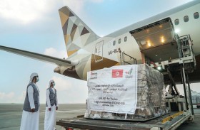 الإمارات ترسل طائرة مساعدات إلى تونس لدعم جهودها في مكافحة كوفيد- 19