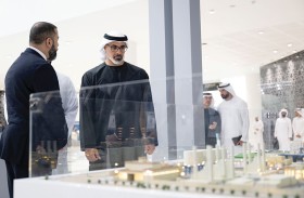 خالد بن محمد بن زايد يشهد جانباً من فعاليات المعرض والمؤتمر العالمي للمرافق 2025