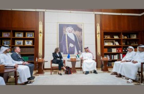 عمار النعيمي يستقبل سفيرة الاتحاد الأوروبي