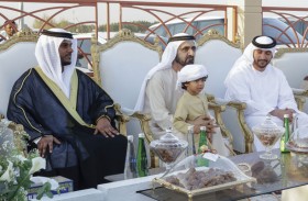 محمد بن راشد يحضر أفراح المطيوعي والشدي في دبي 