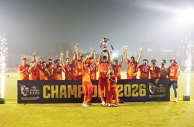 فريق جلف جاينتس للتطوير يتوج بطلاً للدوري الدولي للكريكيت T20 بدبي