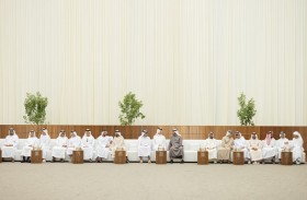 رئيس الدولة يواصل تقبل التعازي لليوم الثاني في وفاة سعيد بن زايد