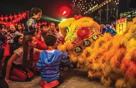 جزيرة المارية تستقبل السنة الصينية  الجديدة بعرض مبهر للألعاب النارية 