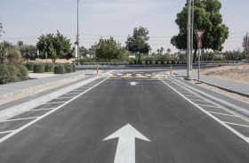 إنجاز عدد من المداخل والمخارج على شارع الشيخة سلامة بنت بطي بمدينة زايد
