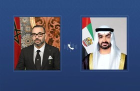 رئيس الدولة وملك المغرب يتبادلان خلال اتصال هاتفي التهاني بمناسبة شهر رمضان المبارك