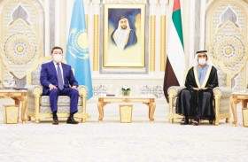 محمد بن راشد يستقبل رئيس وزراء كازاخستان ويؤكد على توسيع آفاق التعاون المشترك 
