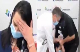 بعد تلقيها لقاح كورونا.. فيديو يرصد ما حدث لممرضة أميركية 