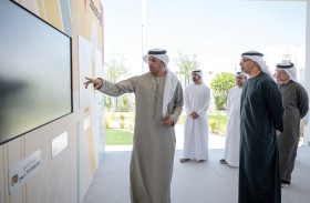 خالد بن محمد بن زايد يدشن مشروع السمحة السكني 