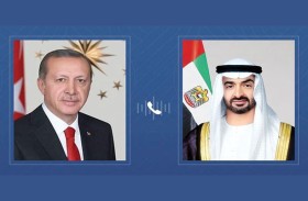 رئيس الدولة والرئيس التركي يبحثان هاتفيا التطورات التي تشهدها المنطقة وتداعياتها على أمنها واستقرارها