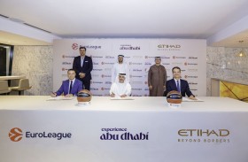«الثقافة والسياحة-أبوظبي» و «الاتحاد للطيران» شريكان لدوري السلة الأوروبي