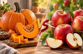 التفاح أم اليقطين.. أيهما أفضل لتنظيم السكر وتحسين الهضم؟