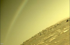 ناسا توضح حقيقة صورة قوس قزح على المريخ