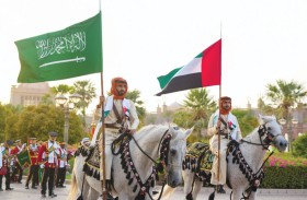 شرطة أبوظبي تشارك باحتفالية اليوم الوطني  السعودي الـ 93