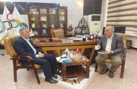 رئيس اللجنة الأولمبية العراقية يبحث ملف مكافحة المنشطات 