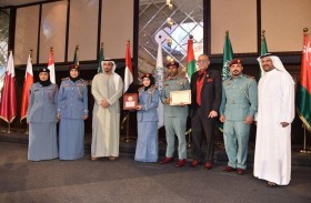 شرطة عجمان تفوز بجائزتين من المنظمة العربية للمسؤولية المجتمعية 2024