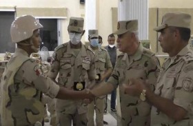 رئيس أركان الجيش المصري يتفقد الأمن في سيناء