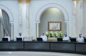 ولي عهد الشارقة يترأس اجتماع المجلس التنفيذي