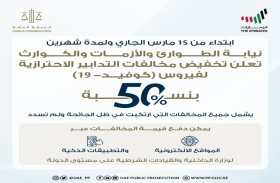 تخفيض مخالفات التدابير الاحترازية لفيروس (كوفيد- 19) بنسبة 50 % ولمدة شهرين