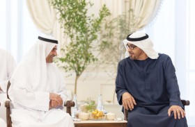 رئيس الدولة يبحث مع حاكم الفجيرة عدداً من الموضوعات التي تهم شؤون الوطن والمواطن 