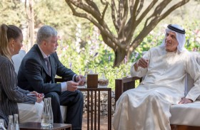 حاكم رأس الخيمة يستقبل محافظ إقليم أوليانوفسك في روسيا الاتحادية