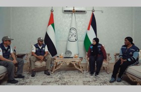 المستشفى الميداني الإماراتي  يستقبل وفدا من منظمة الصحة العالمية