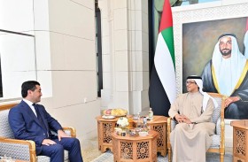 منصور بن زايد يستقبل وزير خارجية أوزبكستان